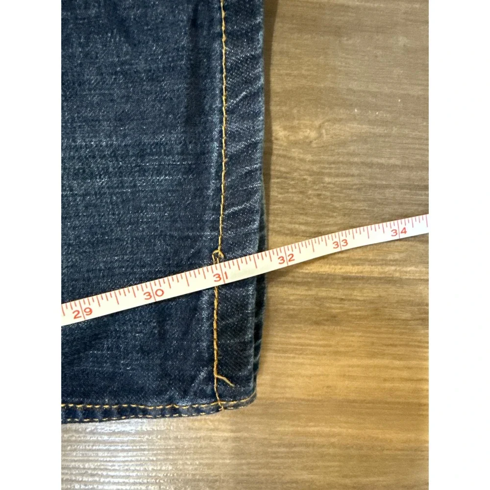 Levis 514 Straight Fit Jeans Mens 40x32‎ Blue Dark Wash Denim Classic Pants